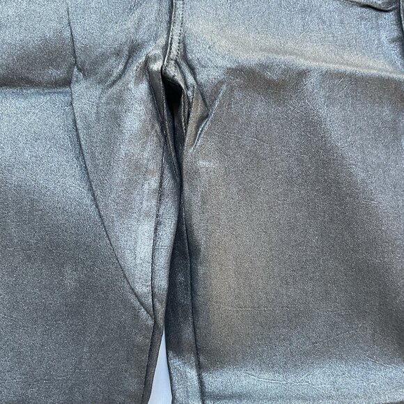 Guess Women’s Skinny Jeans Silver Metallic Foil Super Stretch Size 26 - Picture 6 of 12